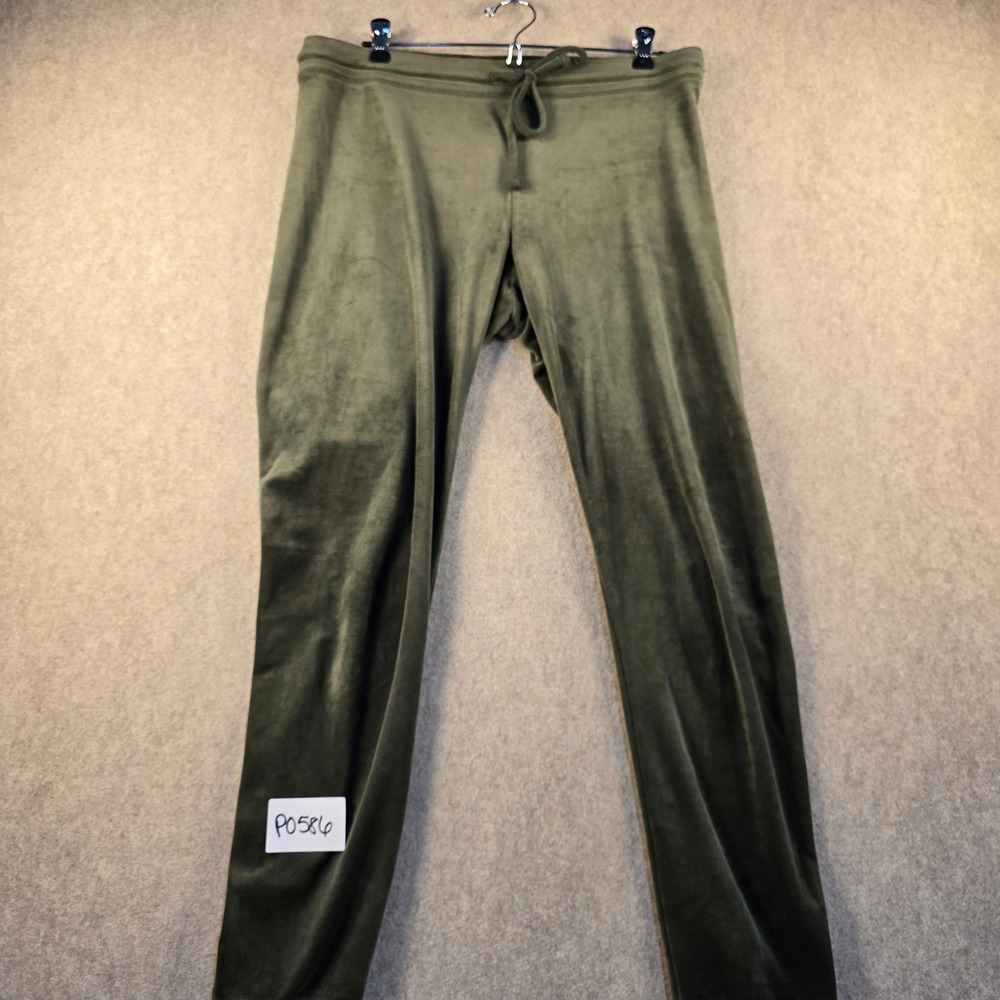 American Eagle Olive Green Velour Joggers Ahh-Mazingly Soft Loungewear Large